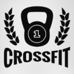 Кроссфит логотип с гирей