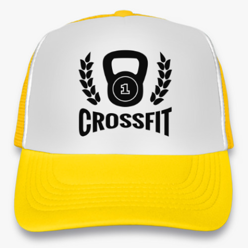 Кепка-тракер с принтом Кроссфит логотип с гирей
