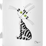Кошка в белом
