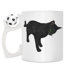 Кружка с футбольным мячиком