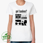 Женская футболка органик