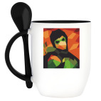 Кружка с ложкой