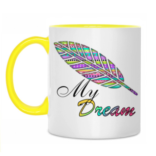 Кружка с принтом мечты