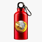 Металлическая бутылка 400 мл UV-DTF