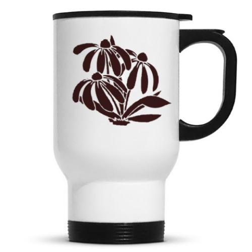 Кружка-термос Цветы