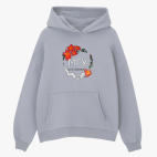 Толстовка худи оверсайз