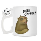 Кружка с футбольным мячиком