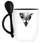 Кружка с ложкой