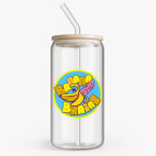 Банка с бамбуковой крышкой