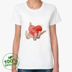 Женская футболка органик