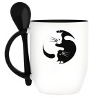 Кружка с ложкой