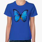 Классическая женская футболка BUTTERFLY