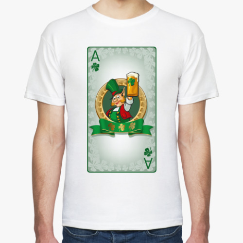 Футболка с принтом  St.Patrick's Ace