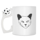 Кружка с футбольным мячиком