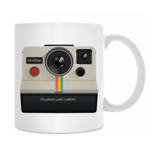 Кружка с принтом Полароид