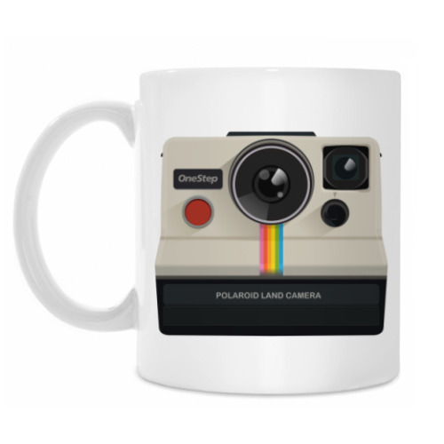 Кружка с принтом Полароид
