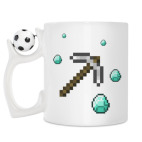 Кружка с футбольным мячиком