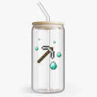 Банка с бамбуковой крышкой