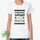 Женская футболка органик