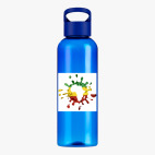 Прозрачная спортивная бутылка