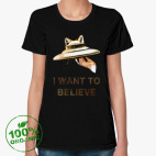 Женская футболка органик