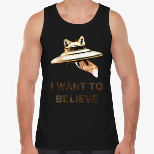 Майка с принтом Fox Flying Object