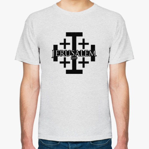 Футболка с принтом Иерусалимский крест / Jerusalem 1099