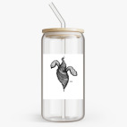 Банка с бамбуковой крышкой