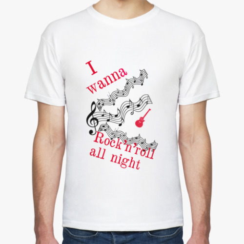 Футболка  ROCK AND ROLL