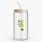 Банка с бамбуковой крышкой