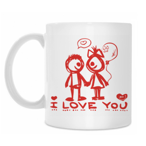 Кружка I love you