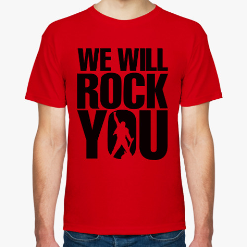Футболка с принтом Фредди Меркури. Рок музыка