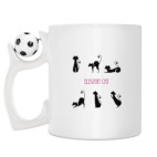 Кружка с футбольным мячиком