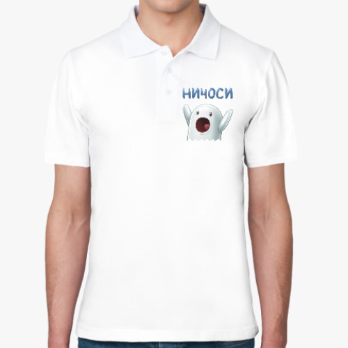 Рубашка поло с принтом Ничоси