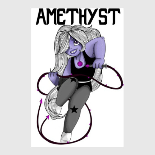 Постер с принтом Аметист из Вселенной Стивена