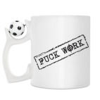 Кружка с футбольным мячиком