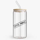 Банка с бамбуковой крышкой