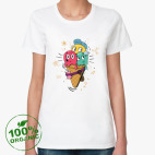 Женская футболка органик