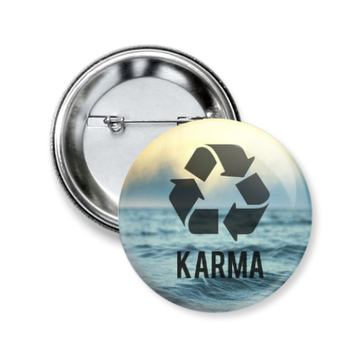 Значок 50мм Карма