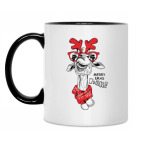 Кружка двухцветная