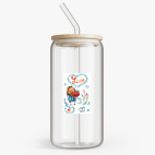 Банка с бамбуковой крышкой