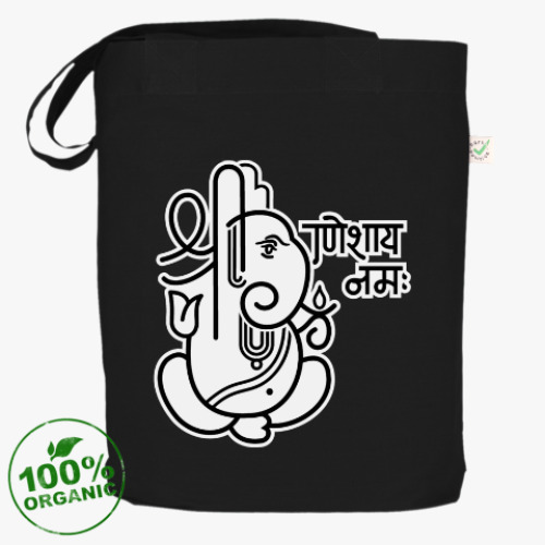 Сумка шоппер с принтом Ганеша Ганапати