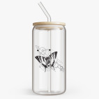 Банка с бамбуковой крышкой