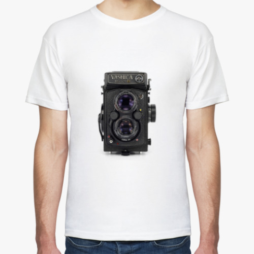 Футболка с принтом Фотоаппарат Yashica Mat-124G
