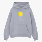 Толстовка худи оверсайз