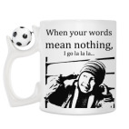 Кружка с футбольным мячиком