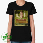 Женская футболка органик