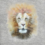 Лев, акварель