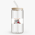 Банка с бамбуковой крышкой