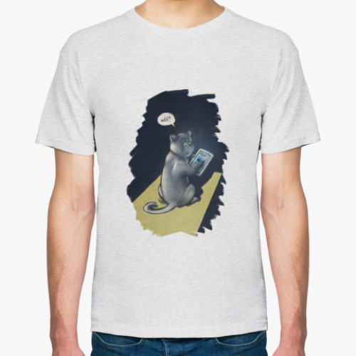 Футболка с принтом 'WTF?'